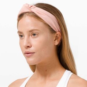 NWT Lululemon Knot Stopping Headband In Color Pink Mist